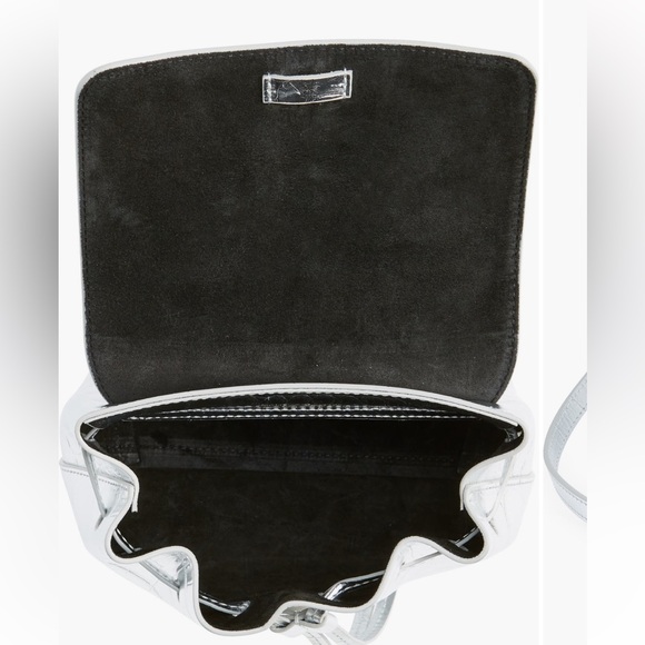 NWT! Mansur Gavriel Mini Soft Lady Croc Embossed Leather Bag. - Picture 5 of 12